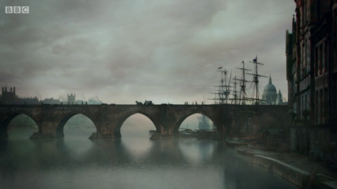 One thing this show does nicely is create gorgeous, atmospheric scenery, even if it does feel a little out of place. I loved this shot, but it doesn't really fit the tone of what follows.